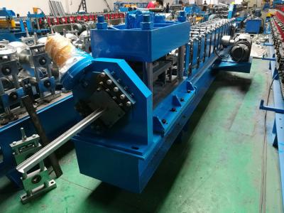 China 2 Inch / 3 Inch Garage Door Guide Rail Roll Forming Machine for sale