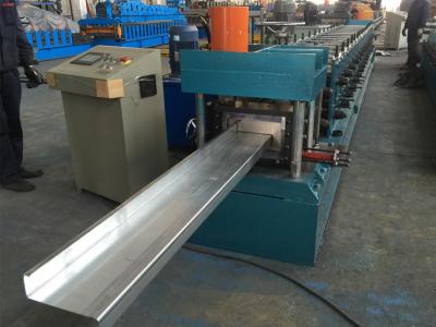 China Chain Drive Steel Plate Roll Stand Type Z Purlin Roll Forming Machine for sale