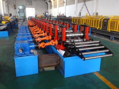 China 5mm Thick C Purlin Roll Forming Machine With Gear Box Drive en venta