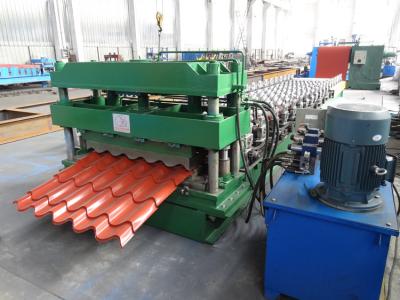 China 3D Cut Galvanised Steel Roof Tile Roll Forming Machine To Mexico for sale