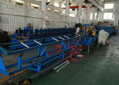 China Warehouse Heavy Duty Rack Roll Forming Machine, 3mm Thick Upright Rack Production Line for sale