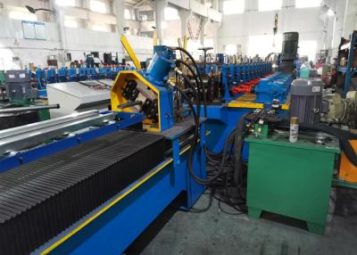 China Diagonal Bracing Section Roll Forming Machine; Warehouse Rack C Bracing Rollformer en venta