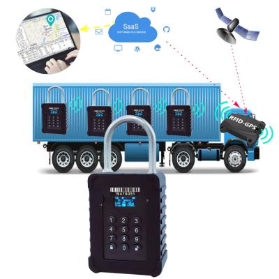 China Totarget Zinc Alloy Smart Vehicle Trailer Lock Truck Container RFID Terminal Control Lock for sale