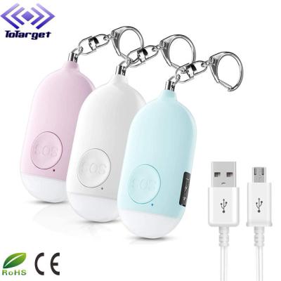 China Tamper Alarm Factory Anti Rape Keychains Self Defense For Elders Personal Emergency Alarm for sale