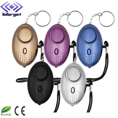 China Tamper alarm for child self-defense products safesound personal alarm key chain for sale