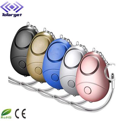 China Rechargeable Key Chained Tamper Alarm Fashional Security Rape Personal Security Alarm for sale