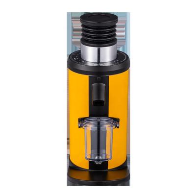 China Commercial New Design Household 240V DF64 Yellow Coffee Grinder Maker Machine With 64mm Flat Burrs for sale