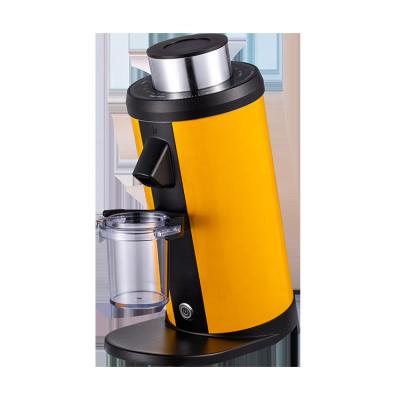 China Commercial Hot Selling Commercial Grade Coffee Grinder Household Yellow Electric Espresso DF64 for sale