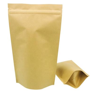 China Food Grade Kraft Paper Pouch Bag ON SALE Kraft Paper Bag With Window Factory Supply Clear Kraft Paper Pouch Bag for sale