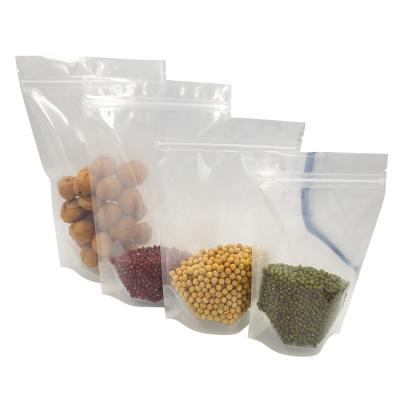 China Full Stand 250g Rice Coffee /Preserved Fruit Moisture Proof Transparent Bag / Coffee Bean for sale