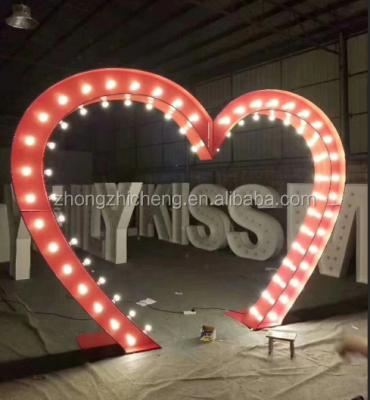 China Buildings Top Selling New 3d Design Led Letters Big Letter Sign Marquee Lights Light Up Love Sign for sale