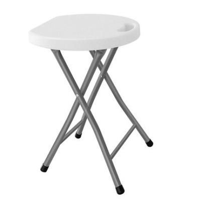 China Modern Portable Indoor And Outdoor Lightweight Plastics Round Folding Stool for sale