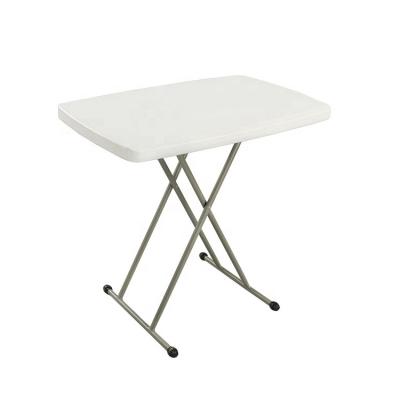 China Small Picnic Contemporary Outdoor HDPE Table Portable Folding White Plastic Table for sale