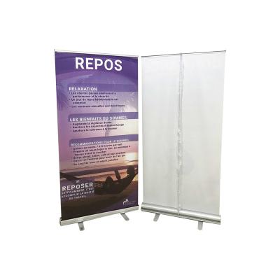 China Single Side Trade Show Roll Up Banner Stand 90*200cm /90*180cm Single Sided Aluminum Retractable Banner Stand for sale