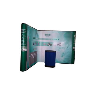 China Portable And Durable Wall L Shaped Pop Up Display Stand For Business, Background Of Trade, Exhibition Booth for sale