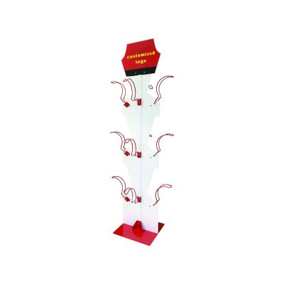 China New China-chic Ten Hooks Easily Install Bicycle Helmet Metal Display Rack Motorcycle Helmet Rack for sale