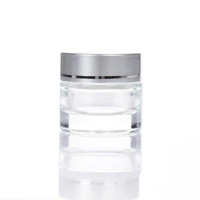 China High Quality Personal Skin Care Packaging 5G 10G 15G 20G 30G 50G Glass Jar For Face Cream Cosmetic Packaging for sale