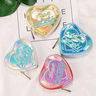 China No BEBETI Heart Cute Embroidery PU Coin Purse Sorter Leather Wallet for sale