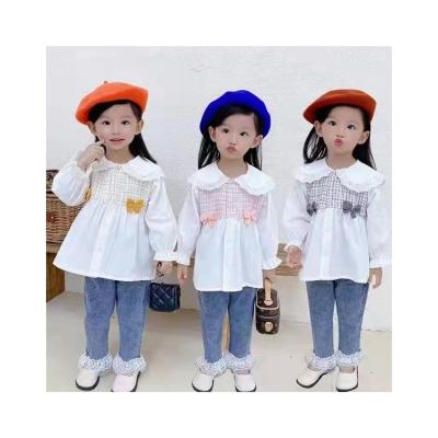 China Fashion Designers High Quality Cheap Casual Kids Short Set Girl Clothes Summer Children Two Pieces for sale