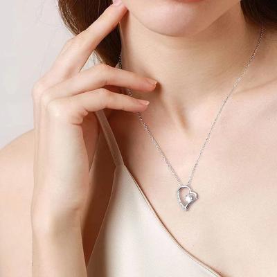 China Other Heart pendant necklace jewelry Christmas gift Valentine gift for women Copper necklace for sale