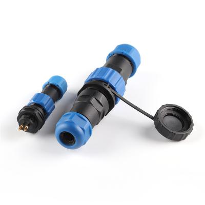 China Waterproof power wire ip67 PA66 aviation plug socket cable connector for sale