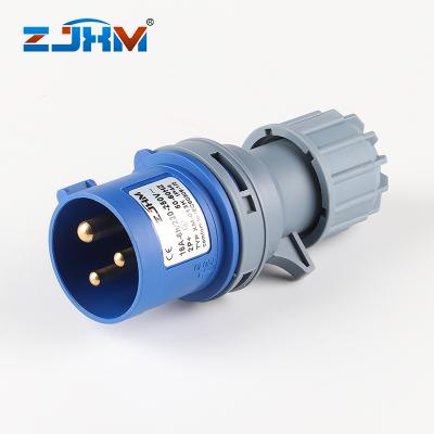 China XM-013K industrial splash proof IP44 16A 32A industrial plug and socket for sale