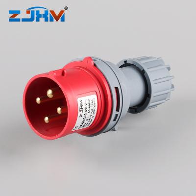 China XM-014K 3p e 16a 32a size quality factory price industrial plugs and sockets for sale