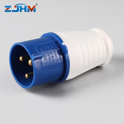 China ZJXM 32A Industry Waterproof Industrial Plug 023 Plug IP44 And 32a 3pin Industrial Socket for sale