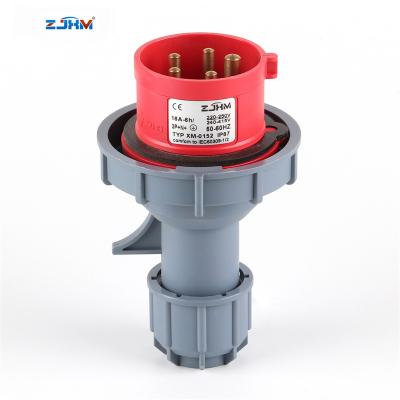 China XM-0152 IP67 Industrial Waterproof Proof 380v 400v 16a 32a Electrical Industrial Plug and Socket for sale