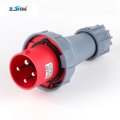 China XM-0342 IP67waterproof 380v 125a high quality electrical industrial plugs and sockets for sale