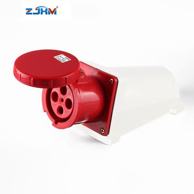 China ZJXM IP67 Industrial Sockets 125amp 380V Waterproof Industrial Plug And Socket for sale