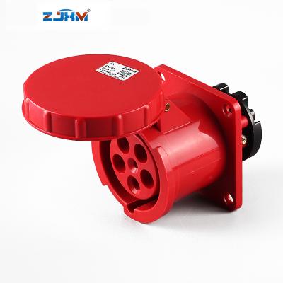 China XM-335 IP67 Industrial Waterproof Panel Mount Socket for sale