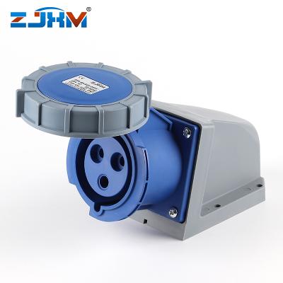 China XM-1232 IP67 Single Phase 16a 32a 400v Industrial Waterproof Plug And Socket for sale