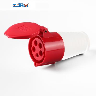 China ZJXM 225 32a 5pins Industrial Insulator Plug 5 Pin Industrial Socket 32 ​​Amp Plug for sale