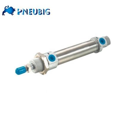 China ISO6432 DSN Series Hotels Standard Mini Cylinder Double Acting Pneumatic Stainless Steel Cylinder for sale