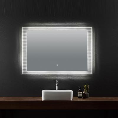 China Illuminated Wall Mounted Sensor Switch Non-enclosed LED Acrylic Translucent Mirror for sale