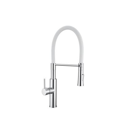 China Sense Faucets Tap Modern Home CE Certificated Brass Kitchen Mixers Single Handle Deck Mounted Kitchen Sink Water Faucet KF817WC for sale