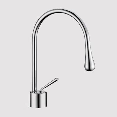 China Thermostatic Faucets New Style Deck Mounted High Quality Chrome Finished Brass Basin Faucet for sale