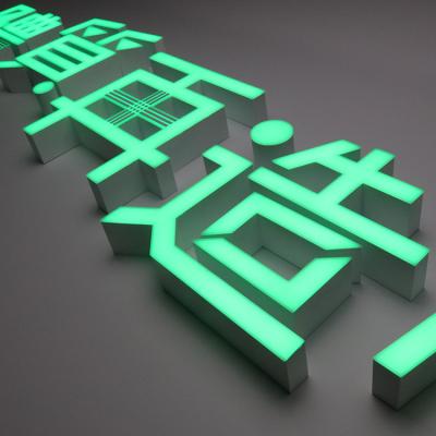 China Buildings Custom Flashing Color Changing Led Channel Letter Signage Illuminated Store Light RGB Sign for sale