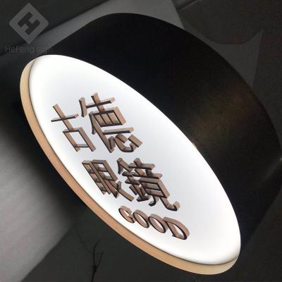 China Custom Shop Lighting Box Metal Sign Energy Saving Optical Shop Led Advertising Outdoor Light Box for sale