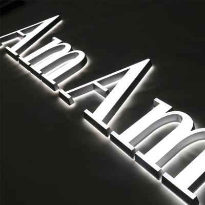 China Low Power Advertising Custom Interior Illuminated Frontlit Signage 3d Acrylic Letter Signs for sale