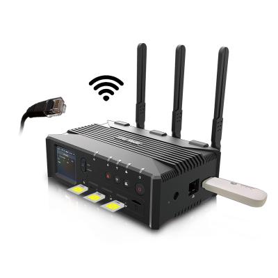 China H.265 4g Sticky Live Streaming Video Wireless Encoder for Advertise Mine-Q8 for sale