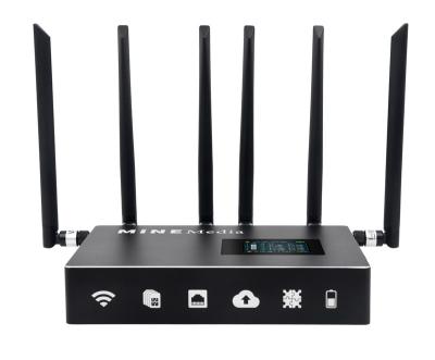 China Live Stream Bonding Router Broadband Cellular Bonded Router Bonding 4 Cellular Bonds Together To Increase Bandwidth 9000mAh for sale