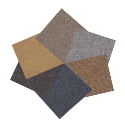 China Solid Color Non-slip Modern Loop Pile For Sale Nylon Tile Carpet Square Wall To The Wall for sale