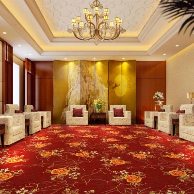 China Non-slip hot sale design China made machine broadloom carpet wall to wall tufted carpet for hotel for sale