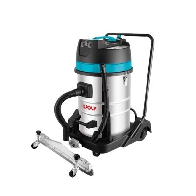 China Hotels Cyclone 100L 2/3 Motors Big Power 2000W/2400W/3000W/3600W Industrial Wet Dry Vacuum Cleaner for sale