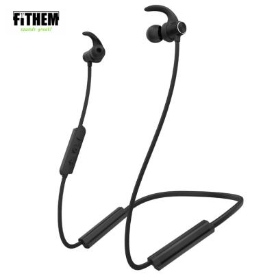 China ODM Handsfree Sport Neckband Earphone Double Batteries FITHEM KS013 Double Batteries Earphone Wireless Earbuds for sale