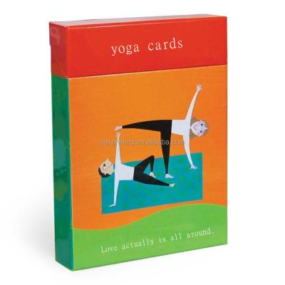 China Yoga Replica Card Customized Yoga Student and Practice Yoga Replica Exercise Sets Sequence Greeting Cards for sale