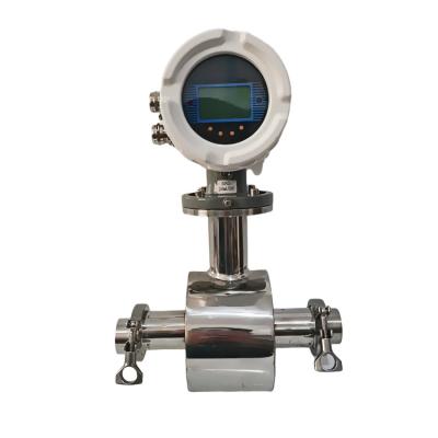 China Top Quality Flange Rubber Type Sanitary Electromagnetic Flow Meter for sale