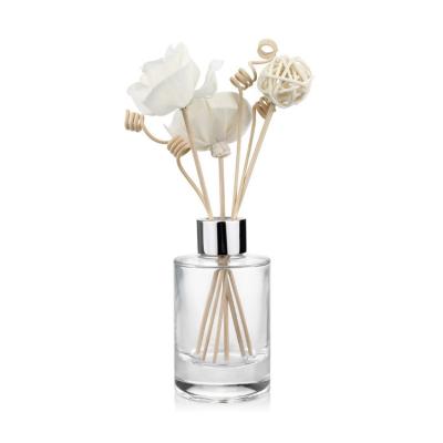 China Wholesale 150Ml 200Ml Personal Care Luxury Perfume Reed Diffuser Glass Bottle Empty Single Round Colored Round for sale